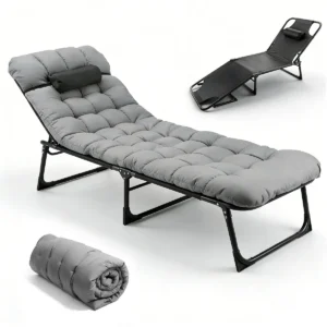Adjustable Folding Camping Lounge Chair